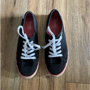 Keds black sneakers, Sz 8.5